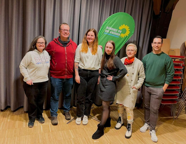 6 von 10 Vorstandsmitgliedern, von links nach rechts: Susanne Häc