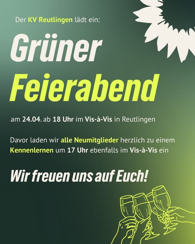Grüner Feierabend 24.04.2026