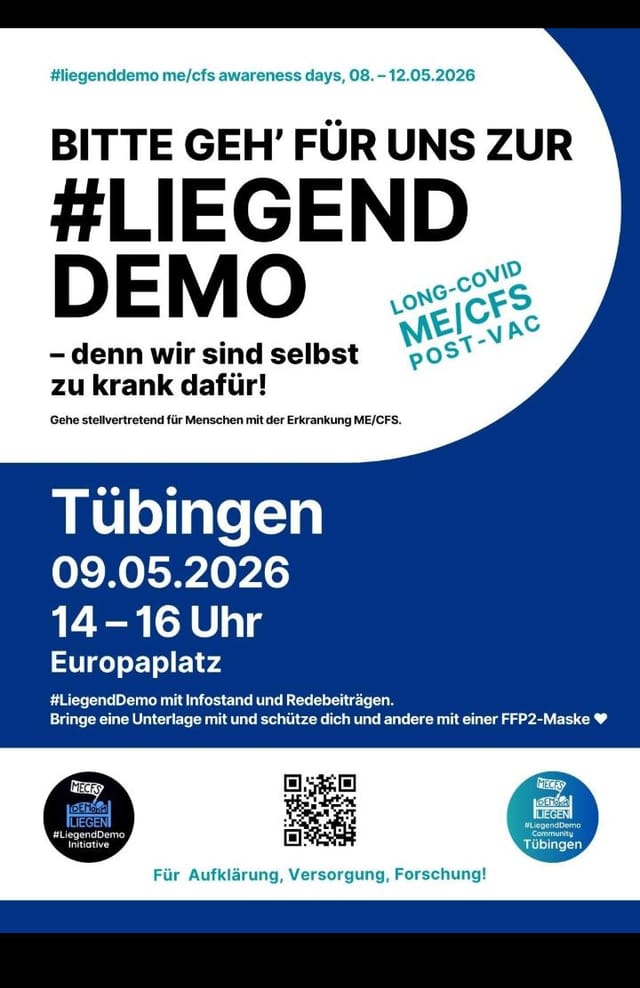 LiegendDemo mit Infostand und Redebeiträgen
