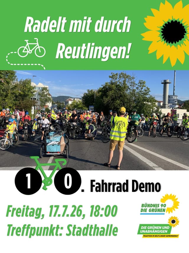 10. Raddemo in Reutlingen