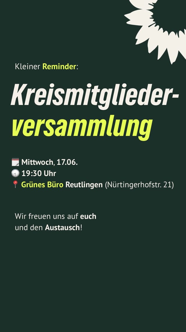 2. Kreismitgliederversammlung